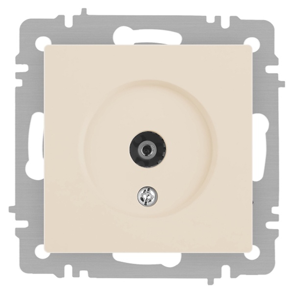 Розетка TV Intro Accent одиночная IP20 слоновая кость 6-301-02 (бежевый)