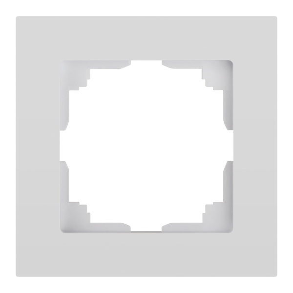 Рамка на 1 пост Intro Accent белый 6-501-01