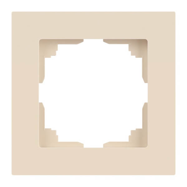 Рамка на 1 пост Intro Accent, слоновая кость 6-501-02 (бежевый)