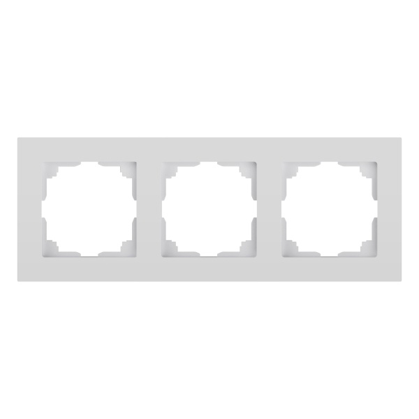 Рамка на 3 поста Intro Accent белый 6-503-01