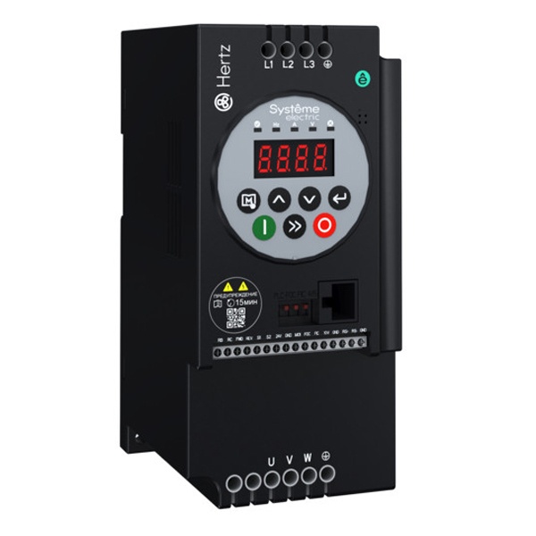 Преобразователь частоты SE STV050Hertz 4 кВт вход 380В ЭМС-фильтр С3 с LED панелью