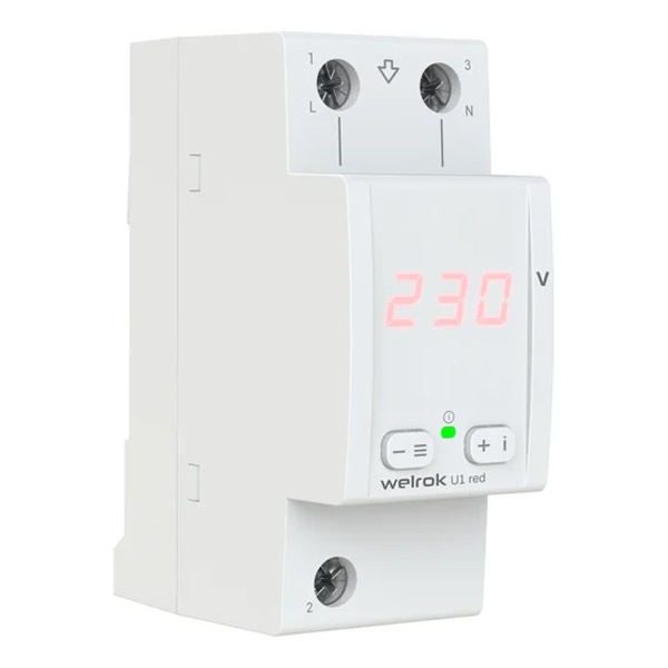 Вольтметр Welrok U1 red 100-420В