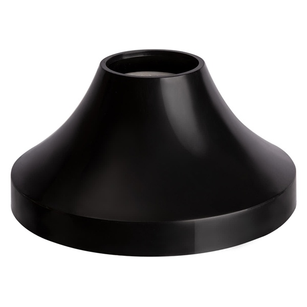 Патрон-основание TDM, керамический E27, черный, накладной