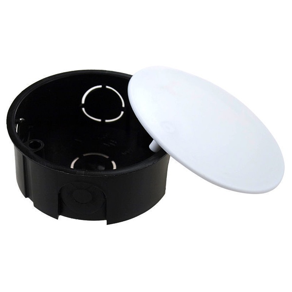 Коробка распределительная Hegel d 70 глубина 30 мм с крышкой скрытой установки для сплошных стен