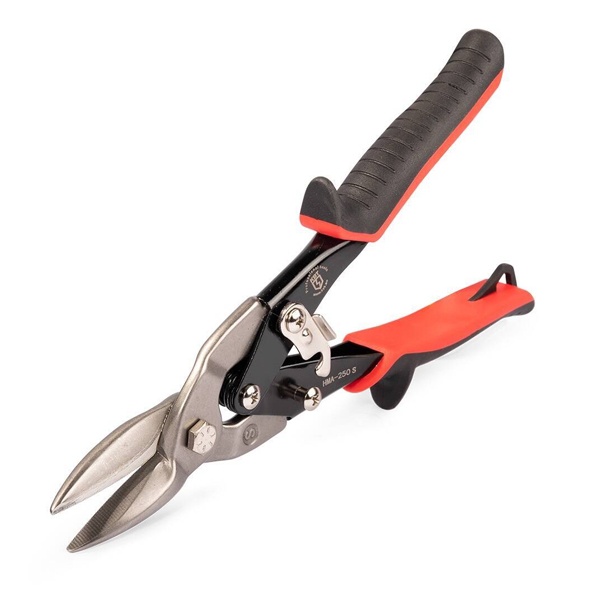 Ножницы по металлу КВТ прямые НМА-250 S Профи для резки листового металла из низкоуглеродистой стали