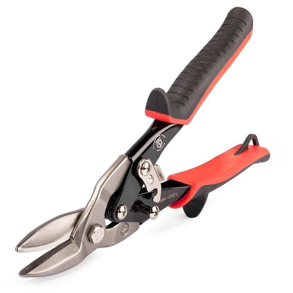 Ножницы по металлу КВТ левые НМА-250 L Профи для резки листового металла