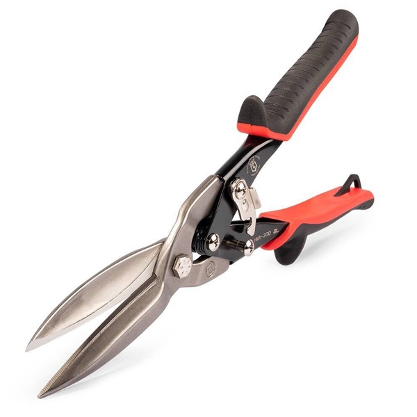 Ножницы по металлу КВТ прямые удлиненные НМА-300 SL Профи для резки листового металла до 0.94 мм