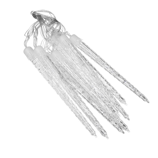 Гирлянда TDM светодиодная Сосульки фигурные 32LED синий 250В 8 шт, 8 режимов, IP20 2,1м