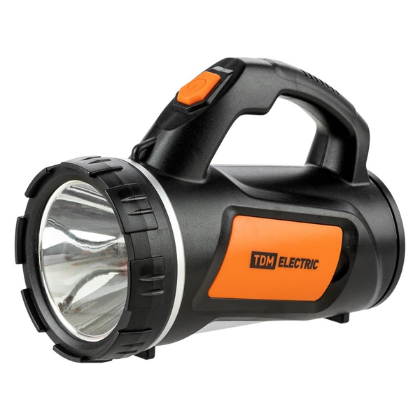 Фонарь светодиодный TDM Прожектор 7 аккумуляторный, 3W LED+COB, 120Lm, 3,7V, 1,5 Ah, USB