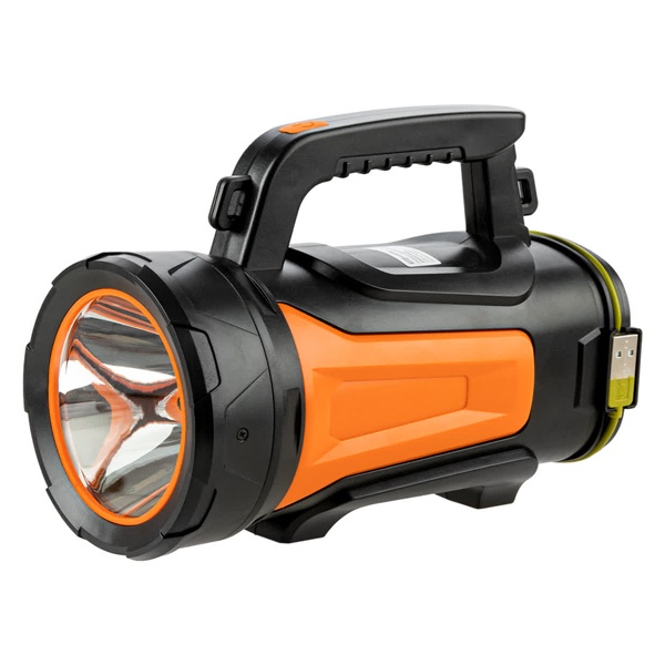 Фонарь светодиодный TDM Прожектор 8 аккумуляторный, 5W LED, 220Lm, 3,7V, 2,4 Ah, USB