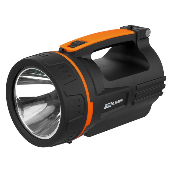 Фонарь светодиодный TDM Прожектор 13 аккумуляторный, 10W LED+24 SMD, 1150Lm, SLA 3,5 Ah, 230V