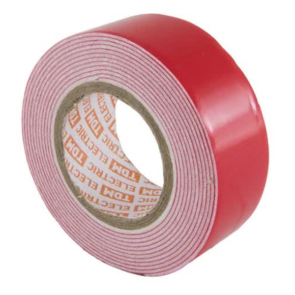 Двухсторонняя вспененная клейкая лента TDM ширина 12 мм длина 10 м