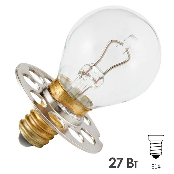 Лампа специальная галогенная Dr. Fischer 27W 6V 4.5A E14 with 9-hole ring P44s 480Lm (Pentax L-1550)