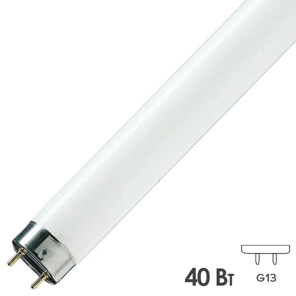Лампа в ловушки для насекомых LightBest BL 40W T8 G13 368nm L1200mm сушка гель-лака-полимер