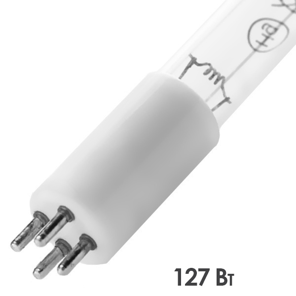 Лампа амальгамная LightBest GPHVA 1000T5L/4P (G10q) 127W 1,2A L1000mm (P-15130)