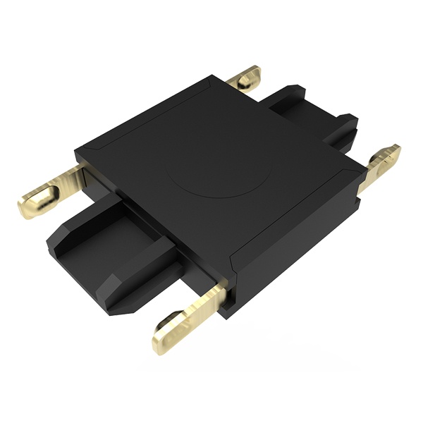 Коннектор JazzWay MTR16 CI-BL I - образный черный, для накладного низковольтного шинопровода Pro