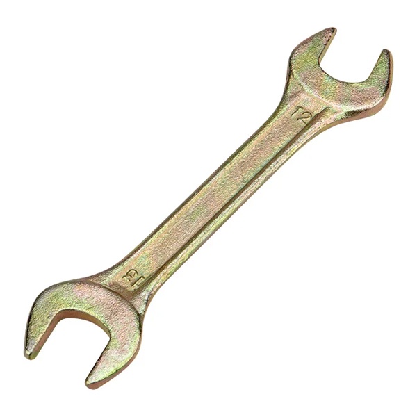 Ключ рожковый 12х13 мм, желтый цинк Rexant