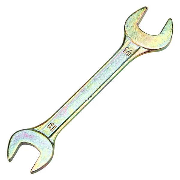 Ключ рожковый 13х14 мм, желтый цинк Rexant