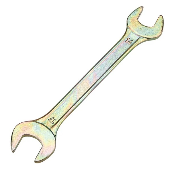 Ключ рожковый 14х17 мм, желтый цинк Rexant