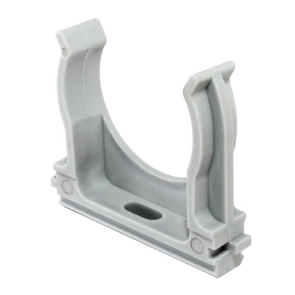 Крепеж-клипса для трубы TDM 40 мм серая (30шт)