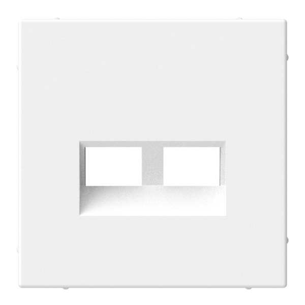 Накладка двойная SE ArtGallery для информационных разъёмов типа Keystone лотос