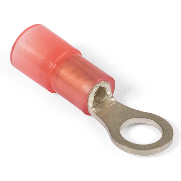 Наконечник кабельный КВТ кольцевой изолированный НКИ(н) 1.5-4 Профи М4 нейлоновая манжета 0,25-1,5мм