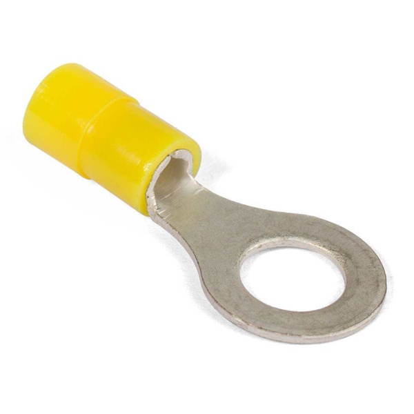 Наконечник кабельный КВТ кольцевой изолированный НКИ(н) 6.0-6 Профи М6 нейлоновая манжета 2.5-6 мм2