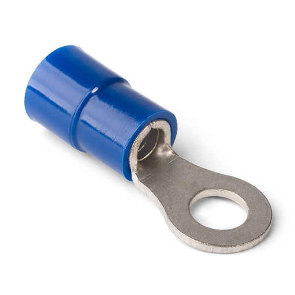 Наконечник кабельный КВТ кольцевой изолированный НКИ(н) 16-8 Профи М8 с нейлоновой манжетой 16мм2