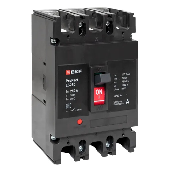 Выключатель автоматический EKF LS250 ProPact 3п 200А 25кА