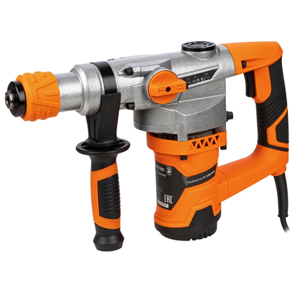 Перфоратор TDM П-1200/26 В, 1200 Вт, 0-1000 об/мин, 0-4600 уд/мин, 4.5 Дж, SDS-Plus, кейс, Алмаз