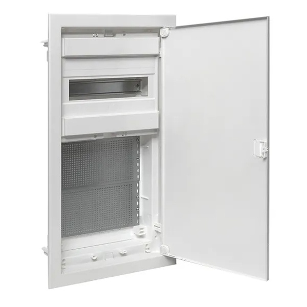 Встраиваемый комбинированный щит EKF Nova 1DIN+2 МП 3 габарит IP41 белая перфорированная дверь