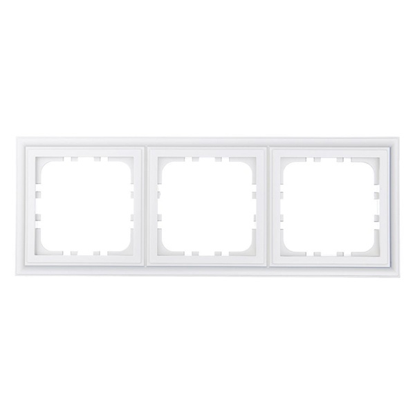 Рамка 3-постовая Экопласт LK80 Classic белый