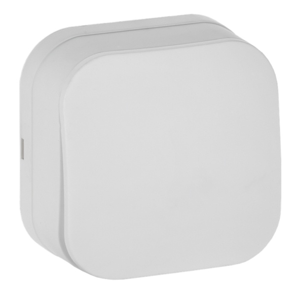 Накладной выключатель 1-клавишный ИЭК GLORY 10А ВС20-1-0-ХБм белый матовый