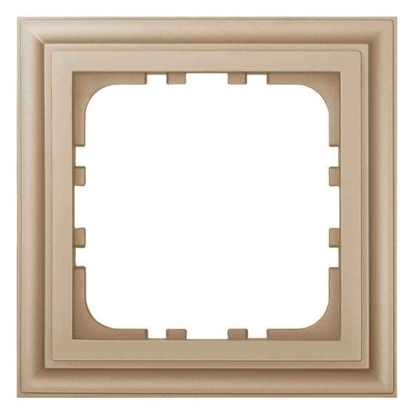 Рамка 1-постовая Экопласт LK80 Classic шампань