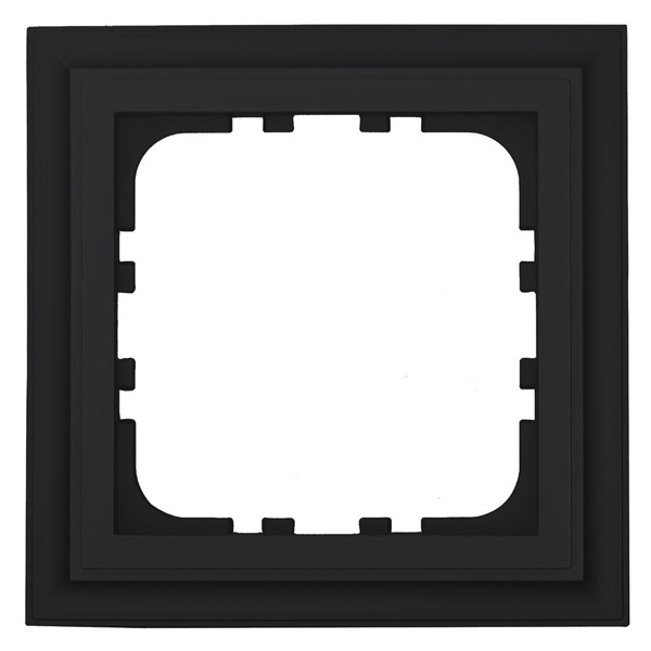Рамка 1-постовая Экопласт LK80 Classic черный