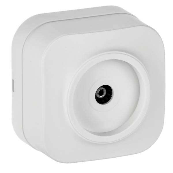 Накладная розетка телевизионная ИЭК GLORY РТВ20-ХБм белый матовый