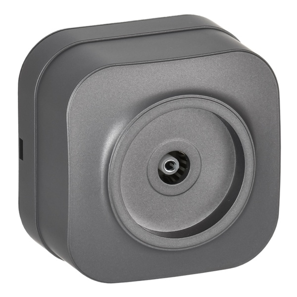 Накладная розетка телевизионная ИЭК GLORY РТВ20-ХСм сталь матовый