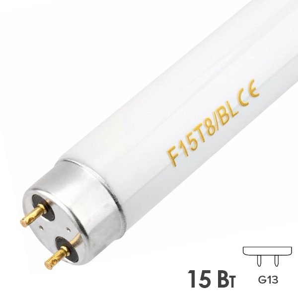 Лампа в ловушки для насекомых Т8 15W G13 L437mm сушка гель-лака-полимер, для уничтожителя S 100м2