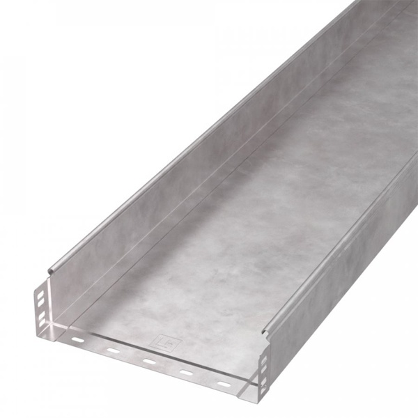 Лоток неперфорированный Промрукав Стандарт HDZ 300х80х3000 (1,0 мм) (6 м/уп)