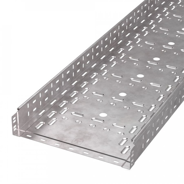 Лоток перфорированный Промрукав Стандарт HDZ 400х80х3000 (1,0 мм) (6 м/уп)