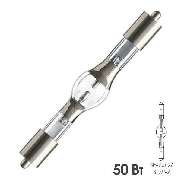Лампа специальная ртутная короткодуговая Osram HBO 50W/AC 34V L2 SFa6-2/SFa6-2 100h