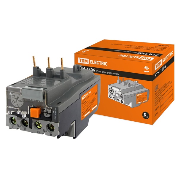 Реле электротепловое TDM РТН-1306 1,0-1,6А