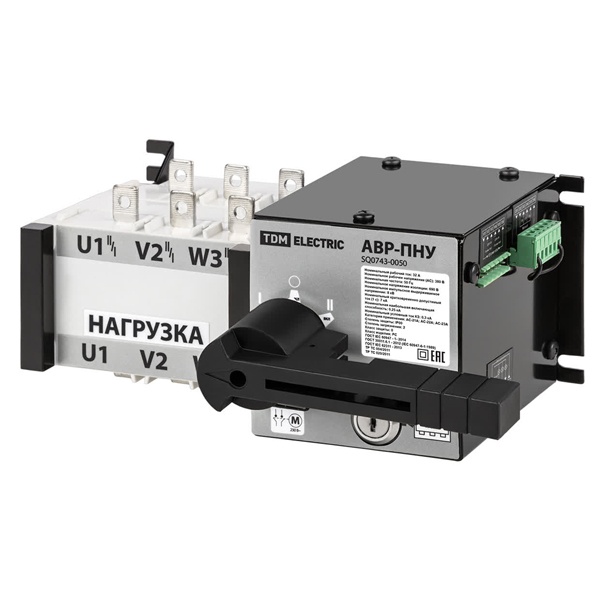 Устройство автоматического ввода резерва TDM АВР-ПНУ 3П 32А 380В