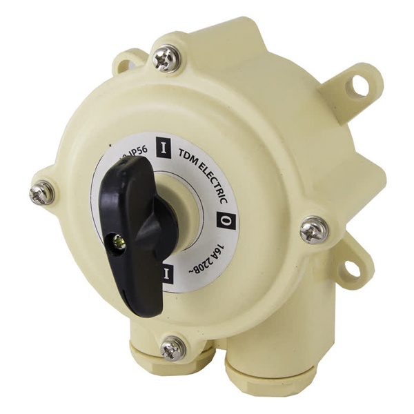 Пакетный переключатель TDM ПП2-63/Н2 2П 63А пластиковый корпус IP56