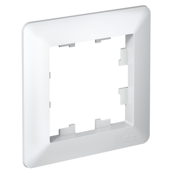 Рамка SE AtlasDesign Air 1 пост, белый/дымчатый белый