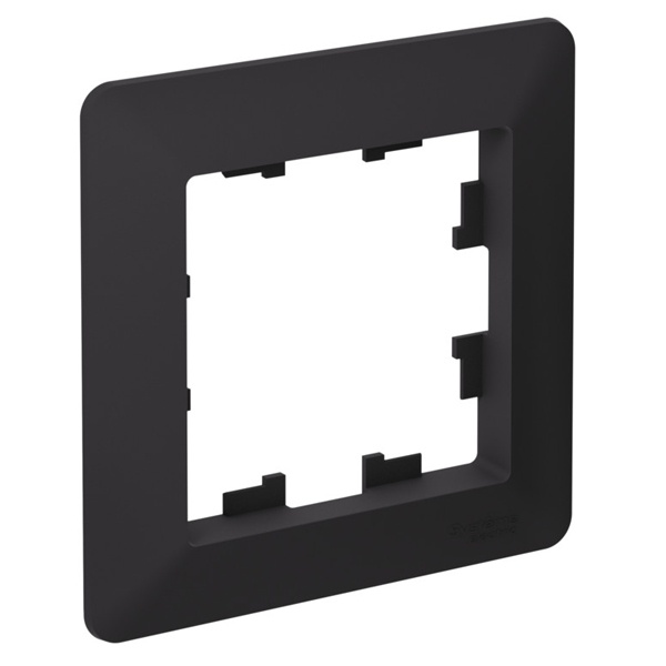 Рамка SE AtlasDesign Air 1 пост, карбон/дымчатый черный