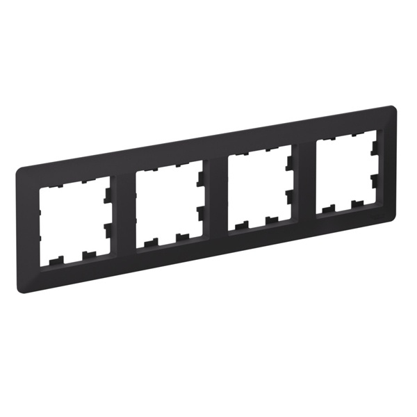 Рамка SE AtlasDesign Air 4 поста, карбон/дымчатый черный