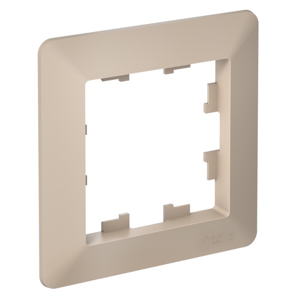 Рамка SE AtlasDesign Air 1 пост, песочный/дымчатый белый