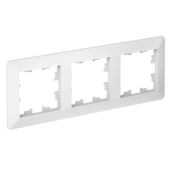 Рамка SE AtlasDesign Air 3 поста, лотос/дымчатый белый