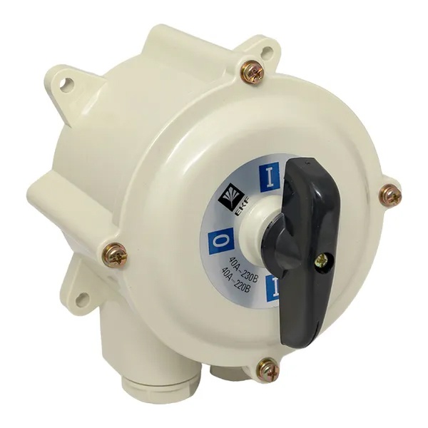 Пакетный выключатель EKF PROxima ПВ 2-40 М1 2П 40А пластиковый корпус IP56